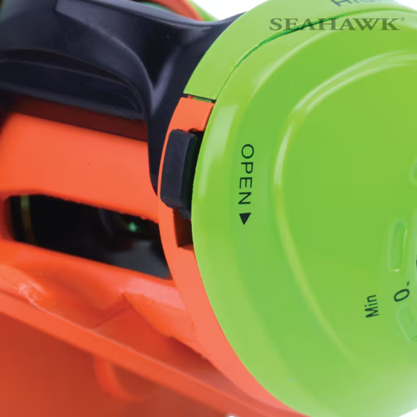 131.png BASS HUNTER 103HSL 7.5:1 Yellow Baitcasting Reel
