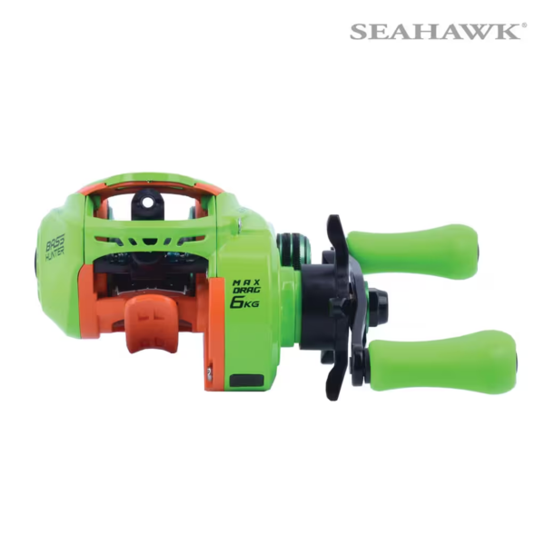 135.png BASS HUNTER 103HSL 7.5:1 Yellow Baitcasting Reel