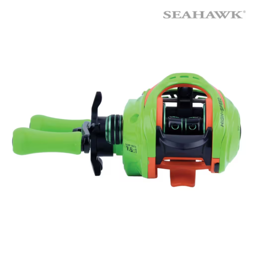 BASS HUNTER 103HSL 7.5:1 Yellow Baitcasting Reel