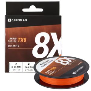 239.png TX8 130 m Orange Braided Lure Fishing Line