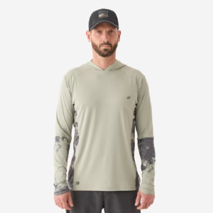 Anti-UV Fishing Hoodie T-Shirt 500 UPF 50+ – Green
