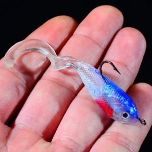 5-Piece Soft Fishing Lures 2.2in 5.2g