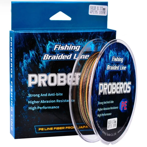 PE 0.6–10 4-Strand Braided Fishing Line 100M