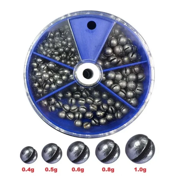 Fishing Round Lead Sinker Box 60g